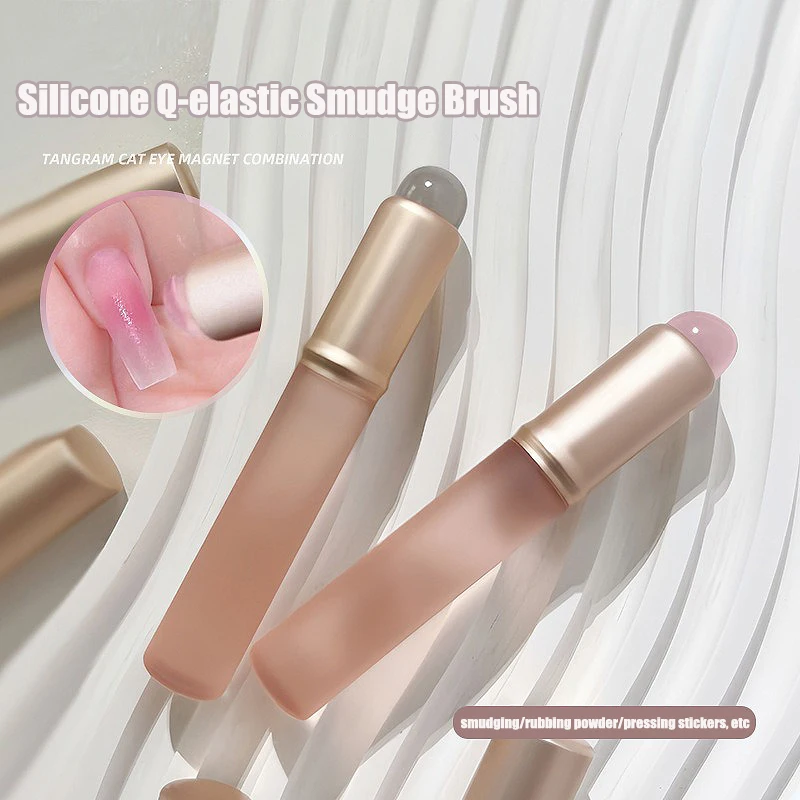 Contour Palette Stick - Kuas Silikon Seni Kuku Merah Muda