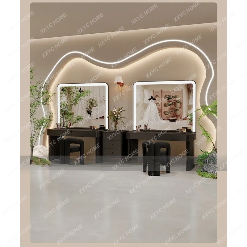 Beauty Makeup Bridal - Meja rias profesional dengan lampu untuk