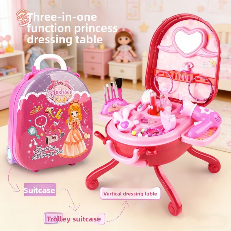 Beauty Makeup For Kids - Set Permainan Keluarga Imitasi Anak-anak Kawaii