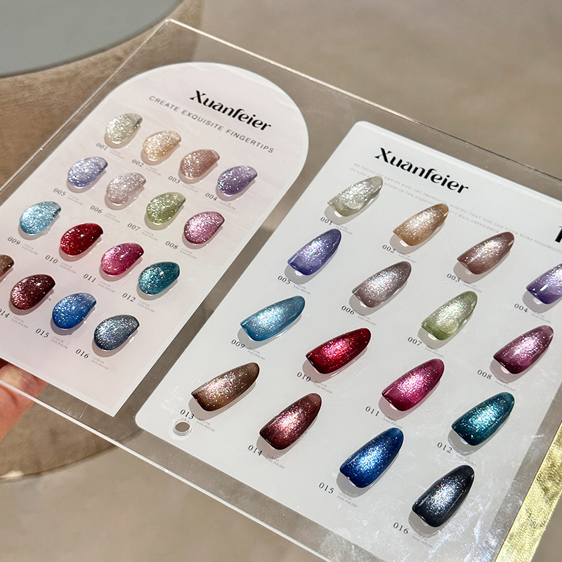 Gel Nail Polish - Set Kutek Gel Mata Kucing 16
