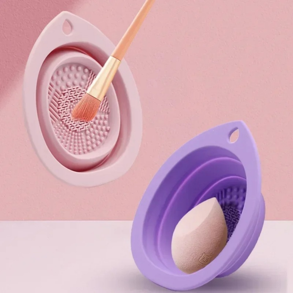 Beauty And Makeup Quotes - Mangkuk Pembersih Kuas Rias Silikon Alas