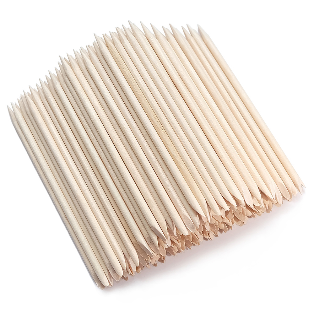 Contour Palette Stick - Penggeser Kutikula Kuku Stik Kayu Oranye