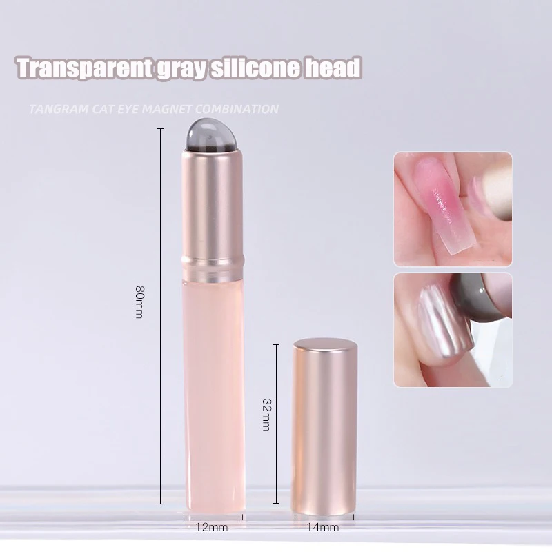 Kuas Silikon Seni Kuku Merah M - Contour Palette Stick ulasan dan harga