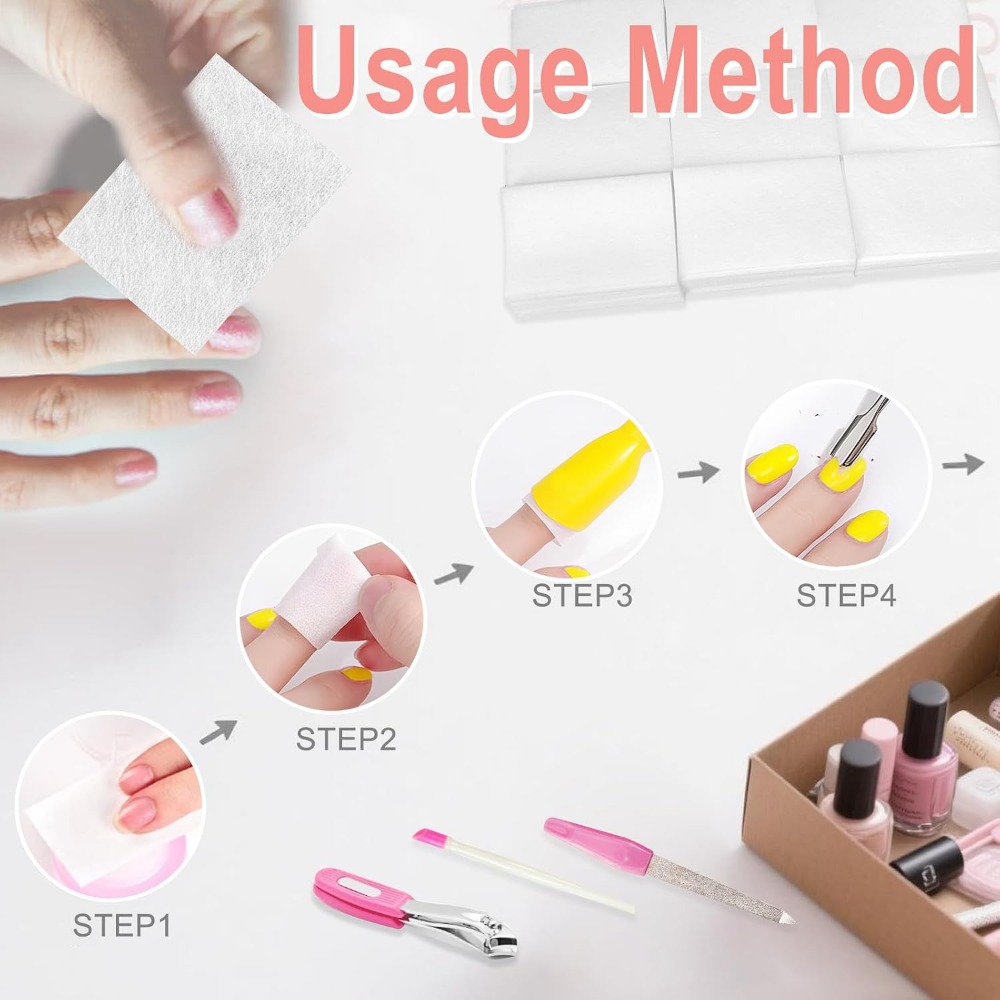 Tisu Pembersih Kuku Bebas Sera - Gel Nail Polish ulasan dan harga