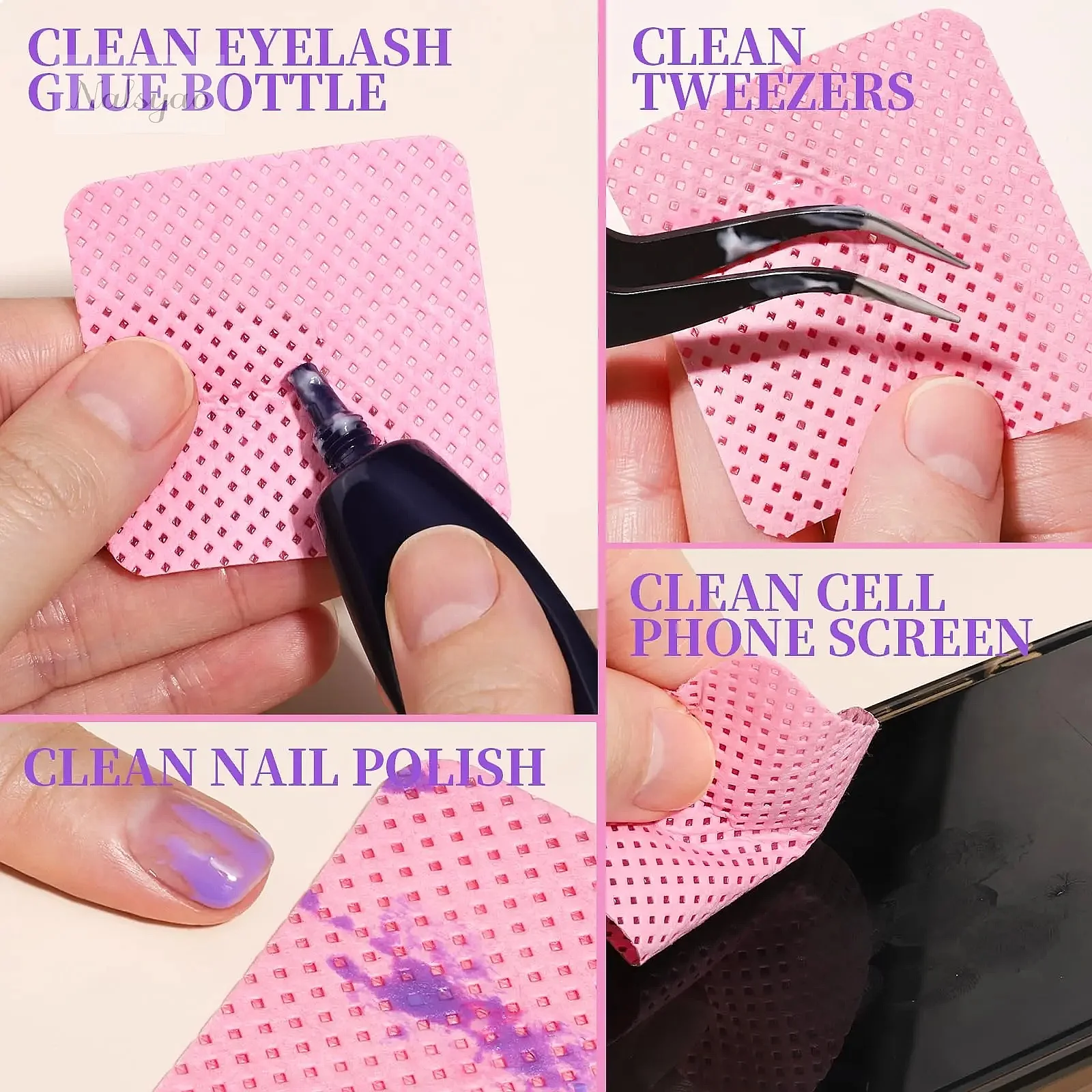 200Pcs Tisu Pembersih Kuku Beb - Gel Nail Polish ulasan dan harga