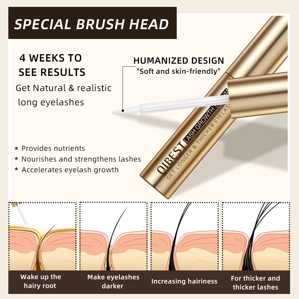QIBEST Serum pertumbuhan bulu  - Lash Serum Growth ulasan dan harga